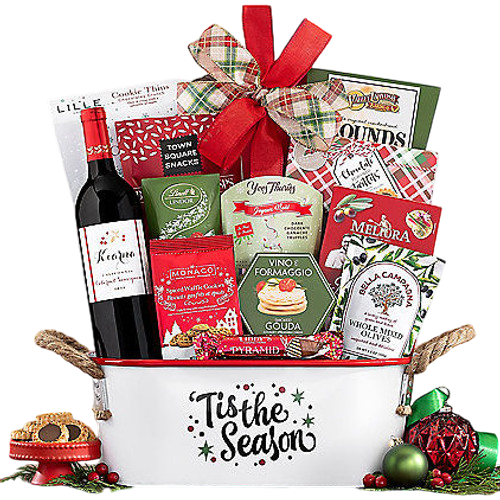 Christmas Wine Baskets