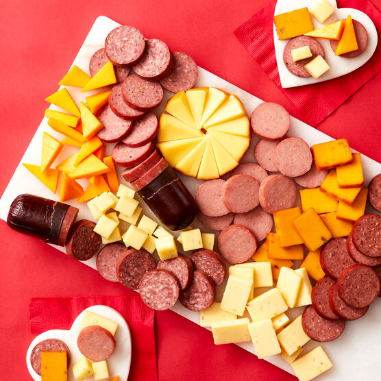 Deluxe Valentine's Day Savory Meat & Cheese Gift