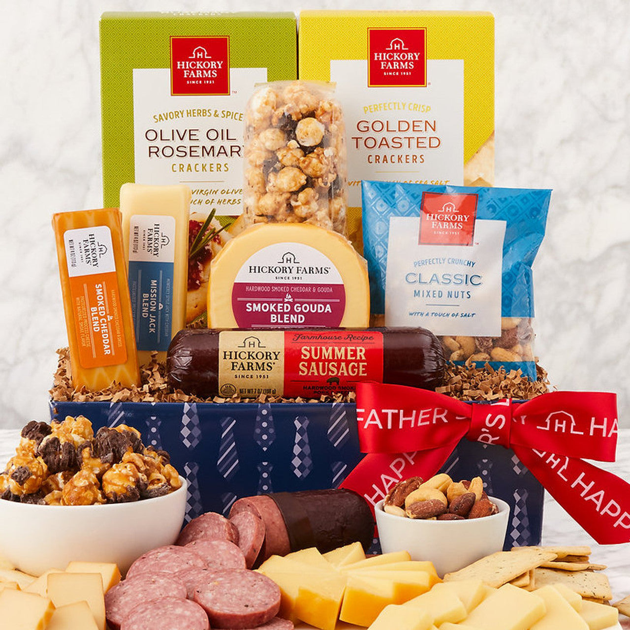 Hickory Farms for Dad Meat & Cheese Gift Basket