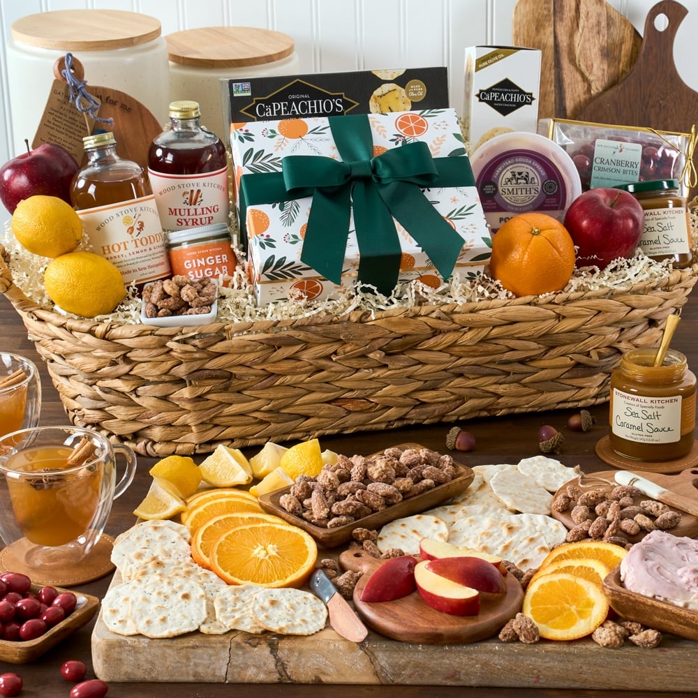 Amazing Fall Gourmet Charcuterie Gift Basket