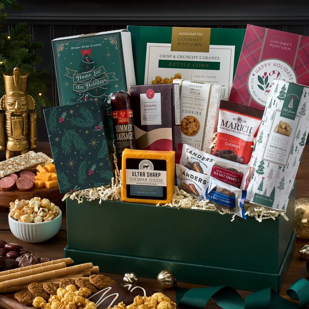 Holiday Essence Christmas Gift Basket -Premium