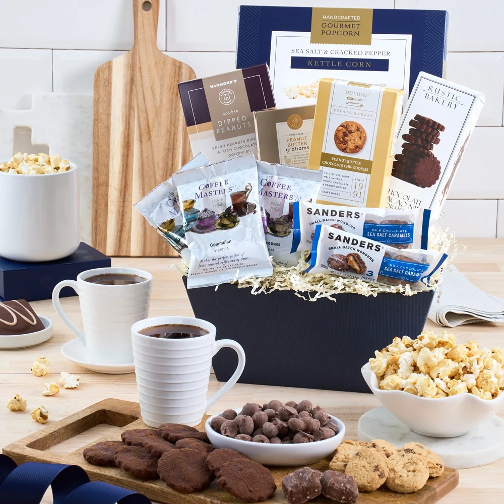 Coffee & Chocolate Gourmet Coffee Gift Basket