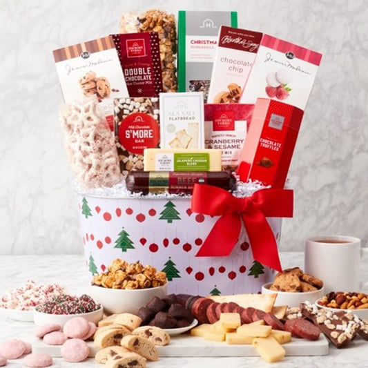 Joyous Holiday Gourmet Christmas Gift Basket