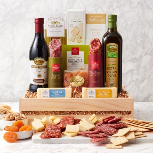 Ultimate Gourmet Meat & Cheese Gift Crate