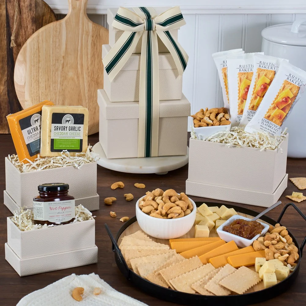 Premium Cheese Gift Tower