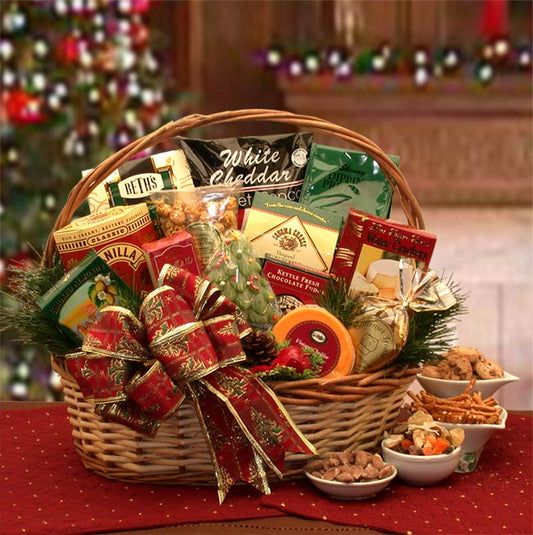 Holiday Sweet & Savory Christmas Gift Basket