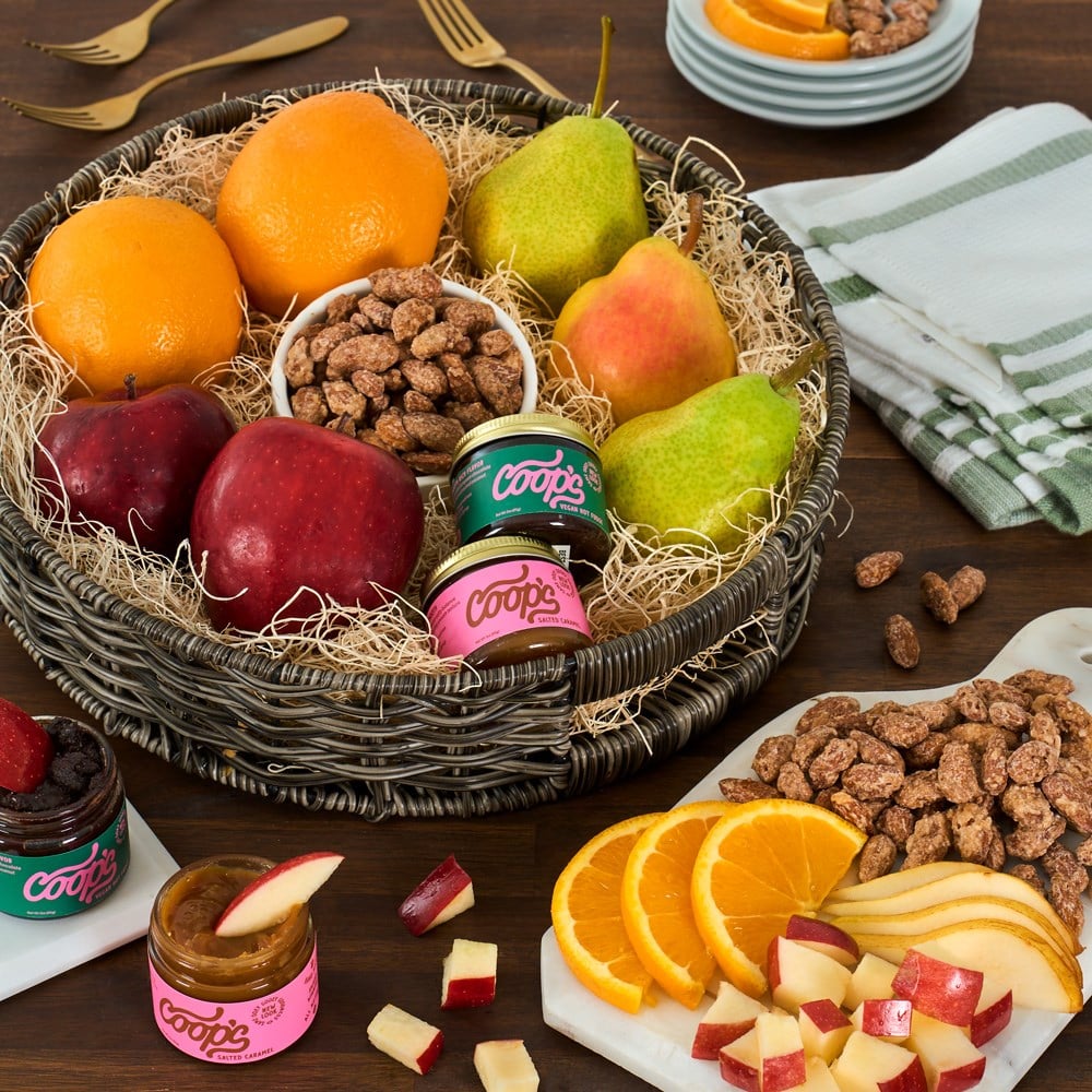 Fresh Fruit and Nut Medley Gift Basket