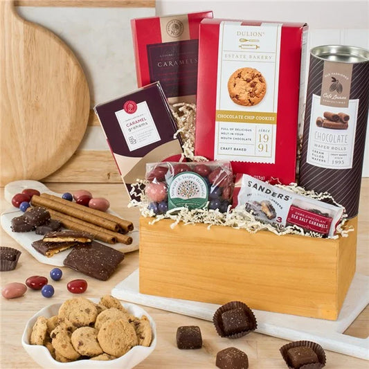 Sweet and Savory Gourmet Snack Gift Basket