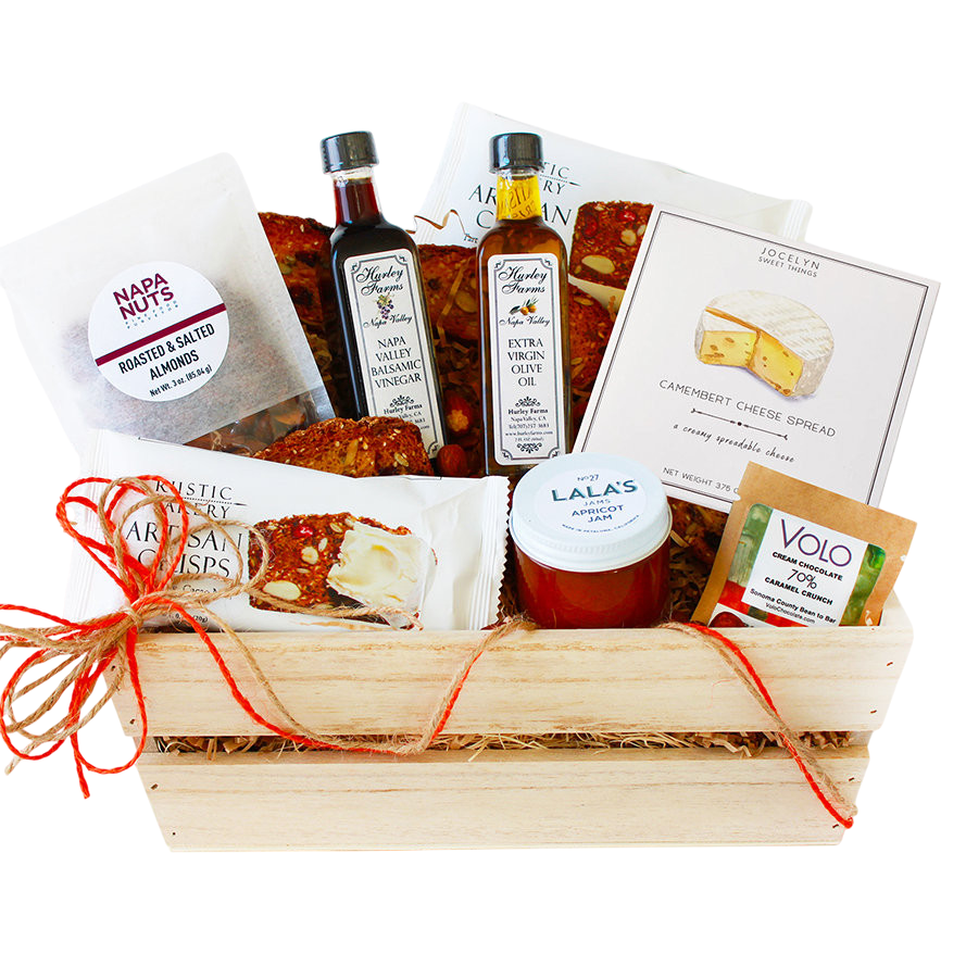 Gourmet Artisan Snack & Treats Gift Crate