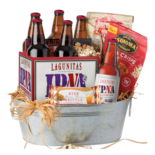 Cheers to Chill Non-Alcoholic IPA & Snacks Gift