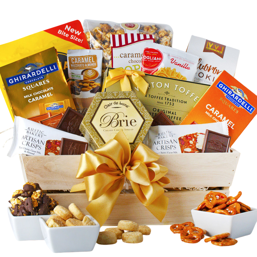 Golden Sweet & Savory Gourmet Snack Gift
