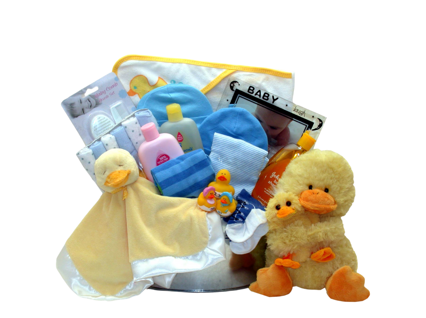 Ducky Bubbles Baby Bath Gift Set -Blue