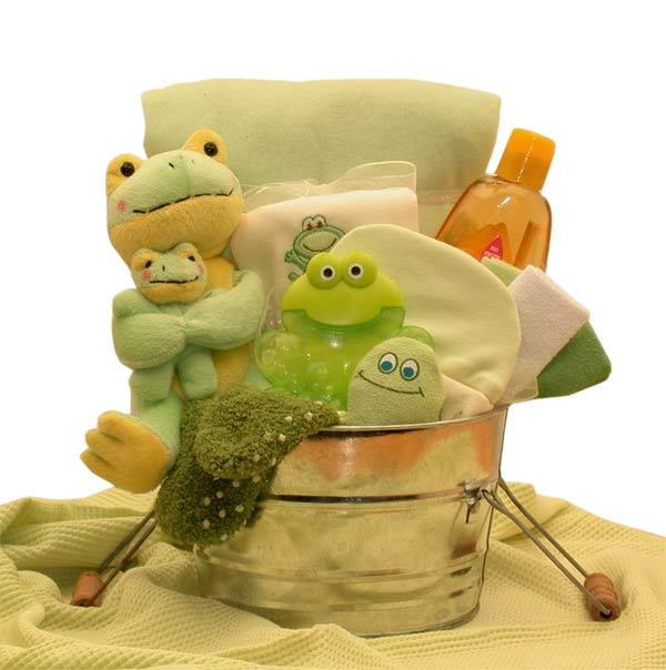 Froggy Bubbles Baby Bath Gift Set