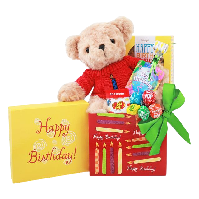 Birthday Wishes Happy Birthday Gift with Bear