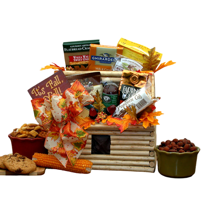 Cozy Cabin Thanksgiving Gift Basket