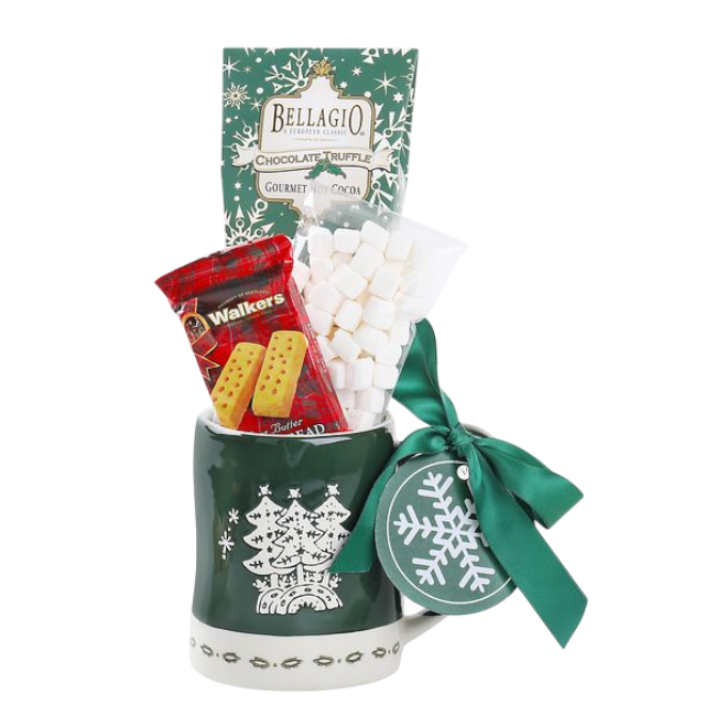 Evergreen Nordic Christmas Cocoa Mug