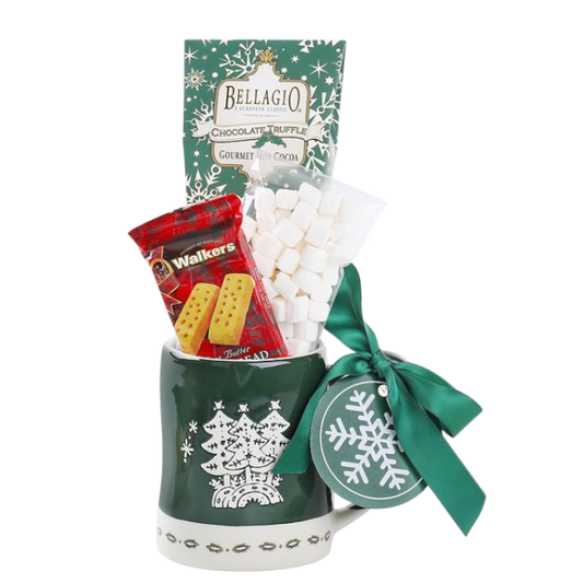 Evergreen Nordic Christmas Cocoa Mug