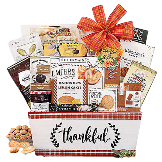 Thankful Sentiments Fall Gourmet Gift Basket