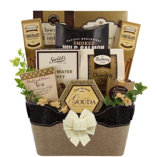 Uptown Holiday Gourmet Christmas Gift Basket