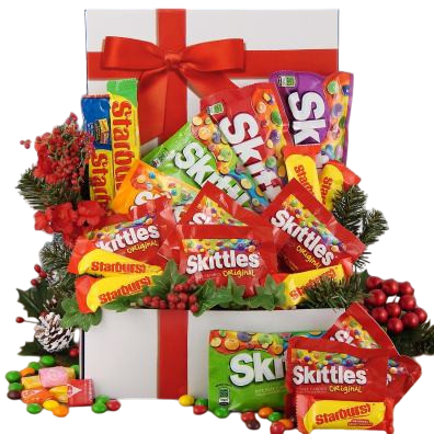 Santa Delivers Skittles! Christmas Gift