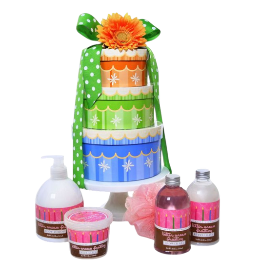 Buttercream Spa Bath & Body Gift Tower