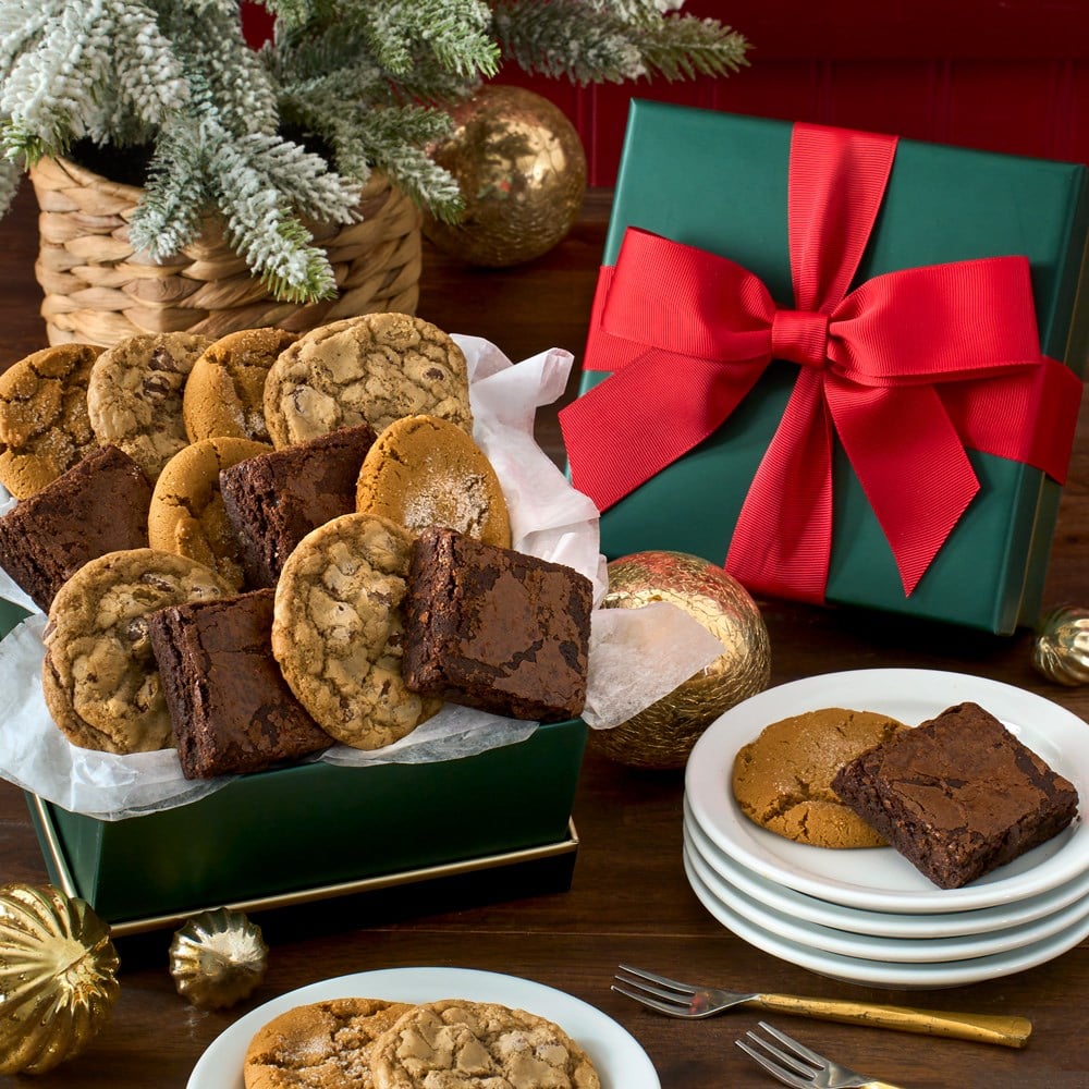 Holiday Joy Brownie and Cookie Gift