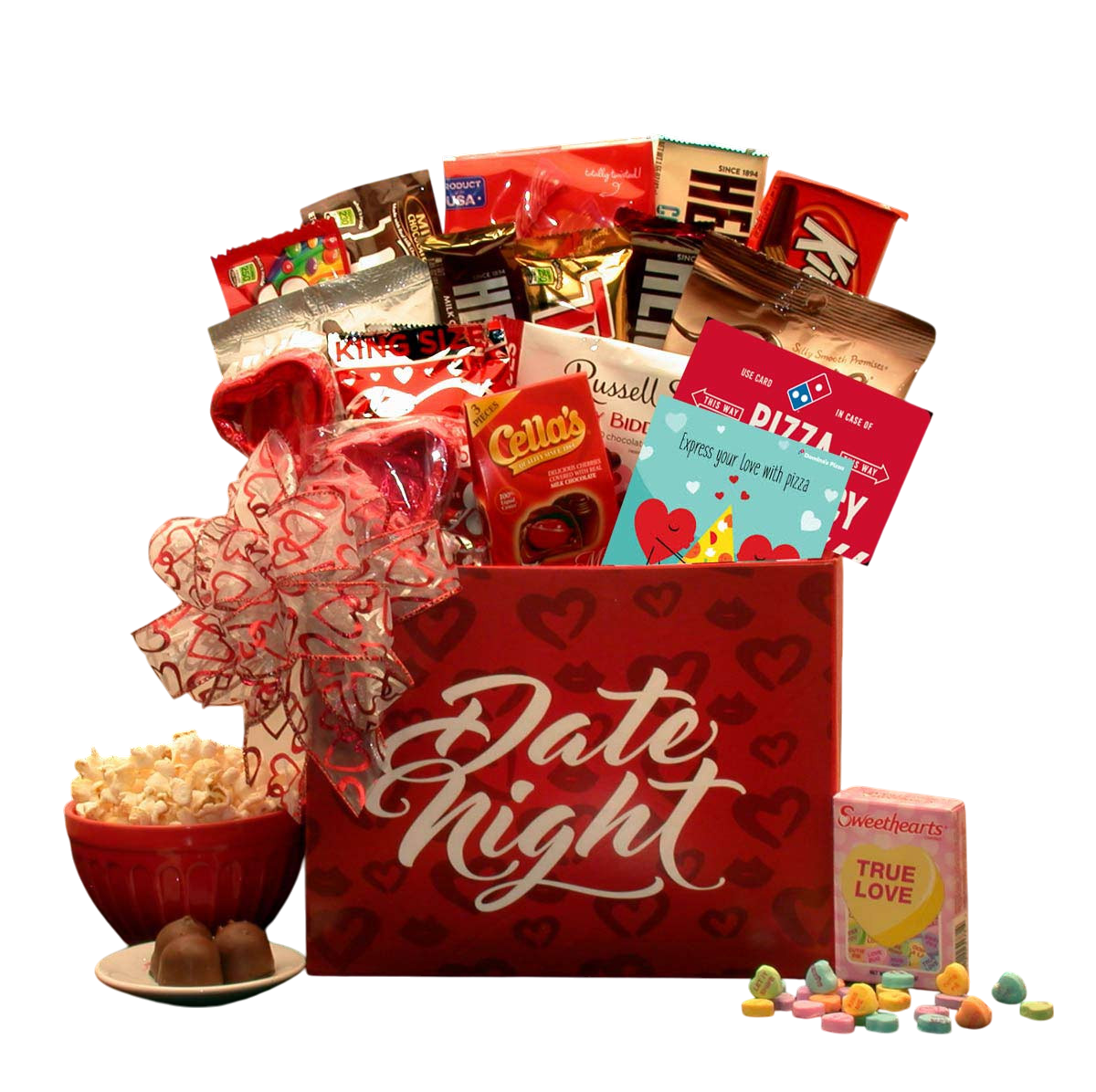 Romantic Night Couples Valentine's Gift Basket