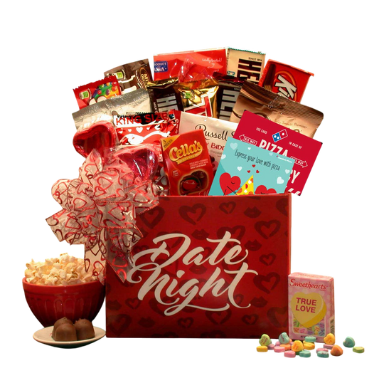 Romantic Night Couples Valentine's Gift Basket