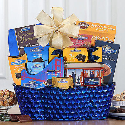 Grand Ghirardelli Chocolate Gift Basket