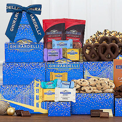 Ghirardelli Chocolate Gift Tower -Deluxe