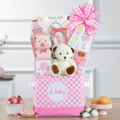 Precious One Baby Girl Gift Basket