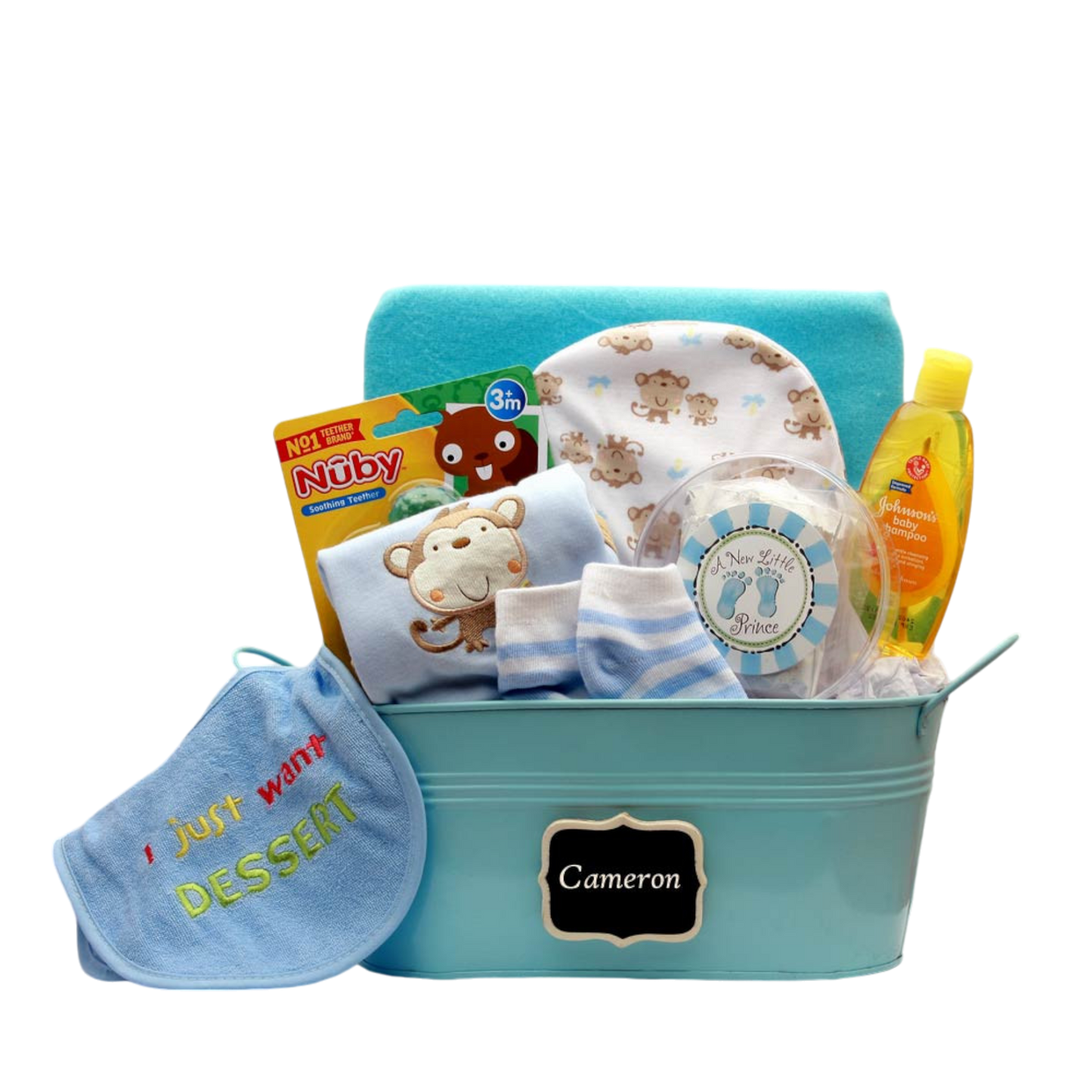 Everthing for Baby Gift Basket -Blue