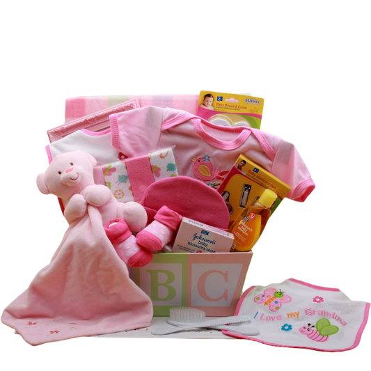 Pretty in Pink Baby Gift Set