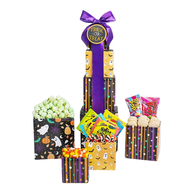 Spooky Sweets Halloween Gift Tower