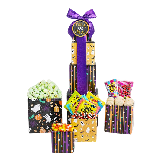 Spooky Sweets Halloween Gift Tower